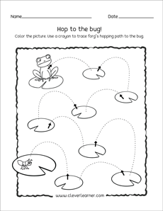 writing worksheet for pre