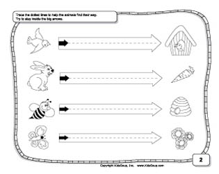 writing worksheet for preschoolers