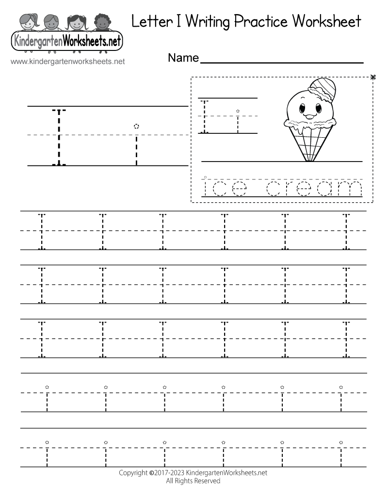 writing worksheet for