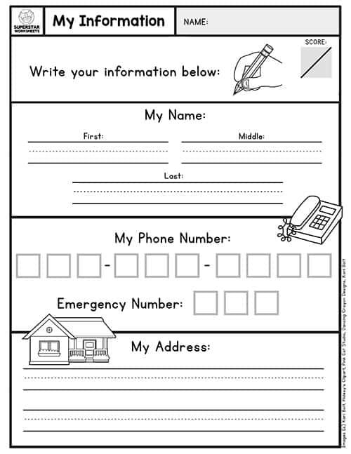 Kindergarten Writing Worksheets -Worksheets Library
