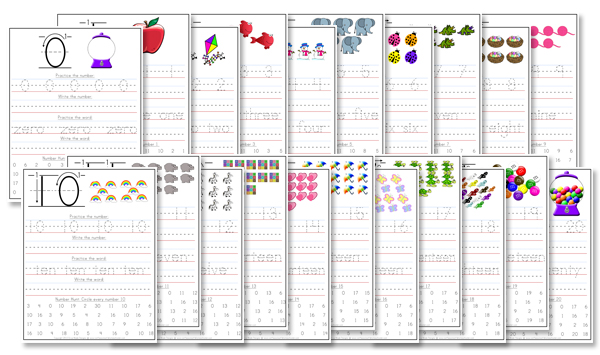 writing worksheet kindergarten