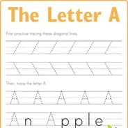 writing worksheet preschool