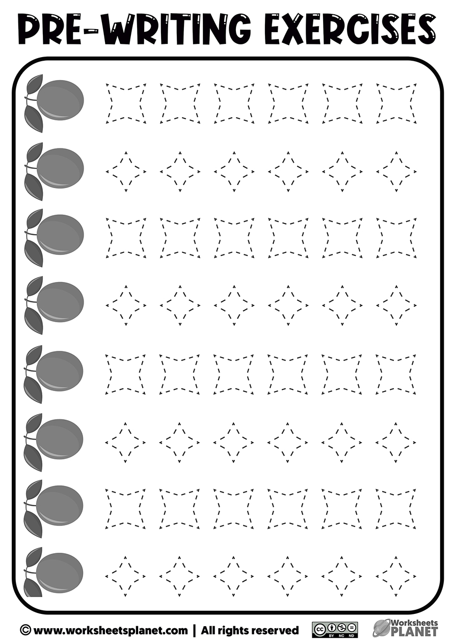 writing worksheet preschool