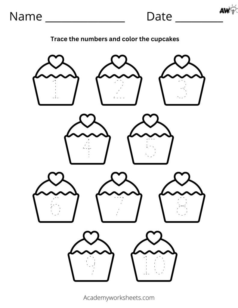 written numbers worksheet