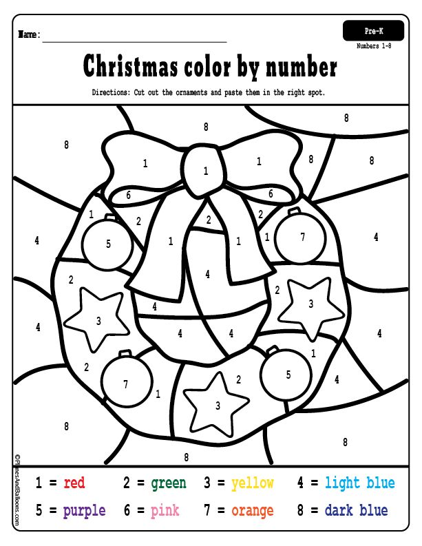 Christmas Worksheets For Preschool (FREE Printable)