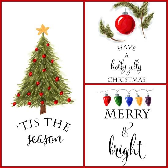 xmas printables pinterest