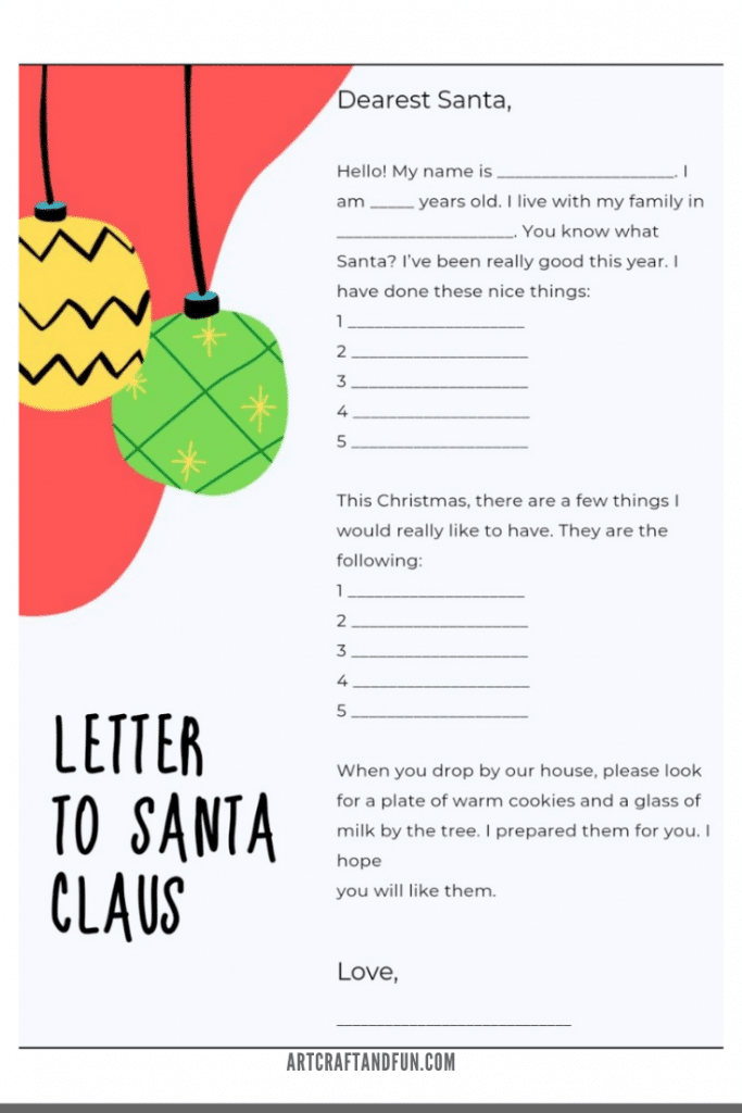 Free Christmas Printable | 123 Kids Fun Apps