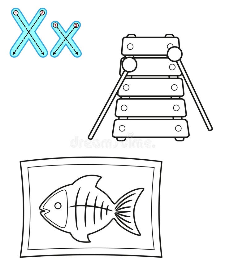Xylophone Coloring Page Stock Illustrations - 99 Xylophone ...