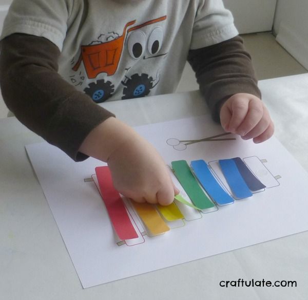 Xylophone Craft with free printable - Craftulate