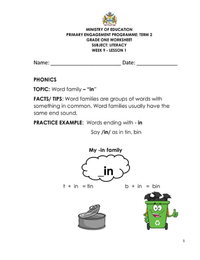 Year 1 Literacy Exit Tickets - Worksheets | Teach Starter