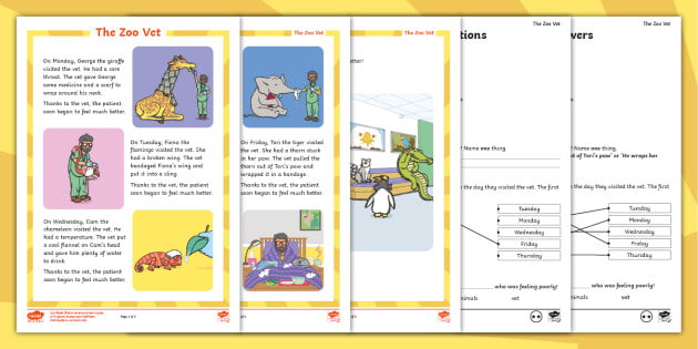 Reading Comprehension Worksheets Grade 1 Writing Worksheets Grade ...