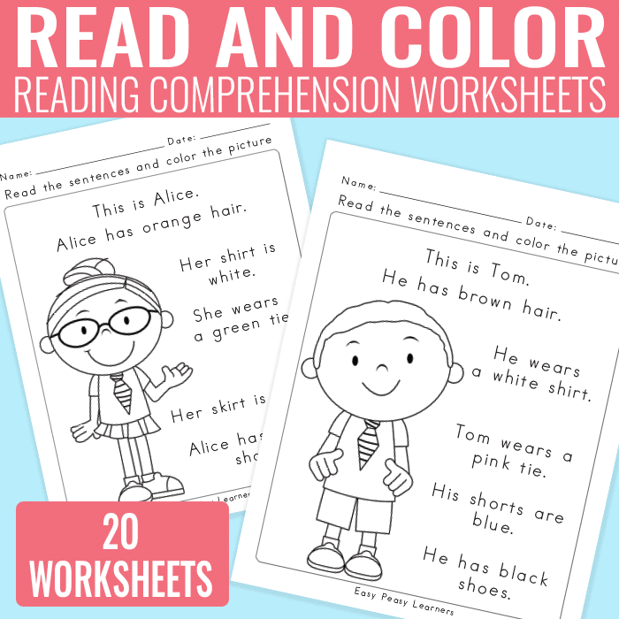 year 1 worksheet literacy