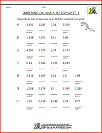 Year 5 Maths Worksheets