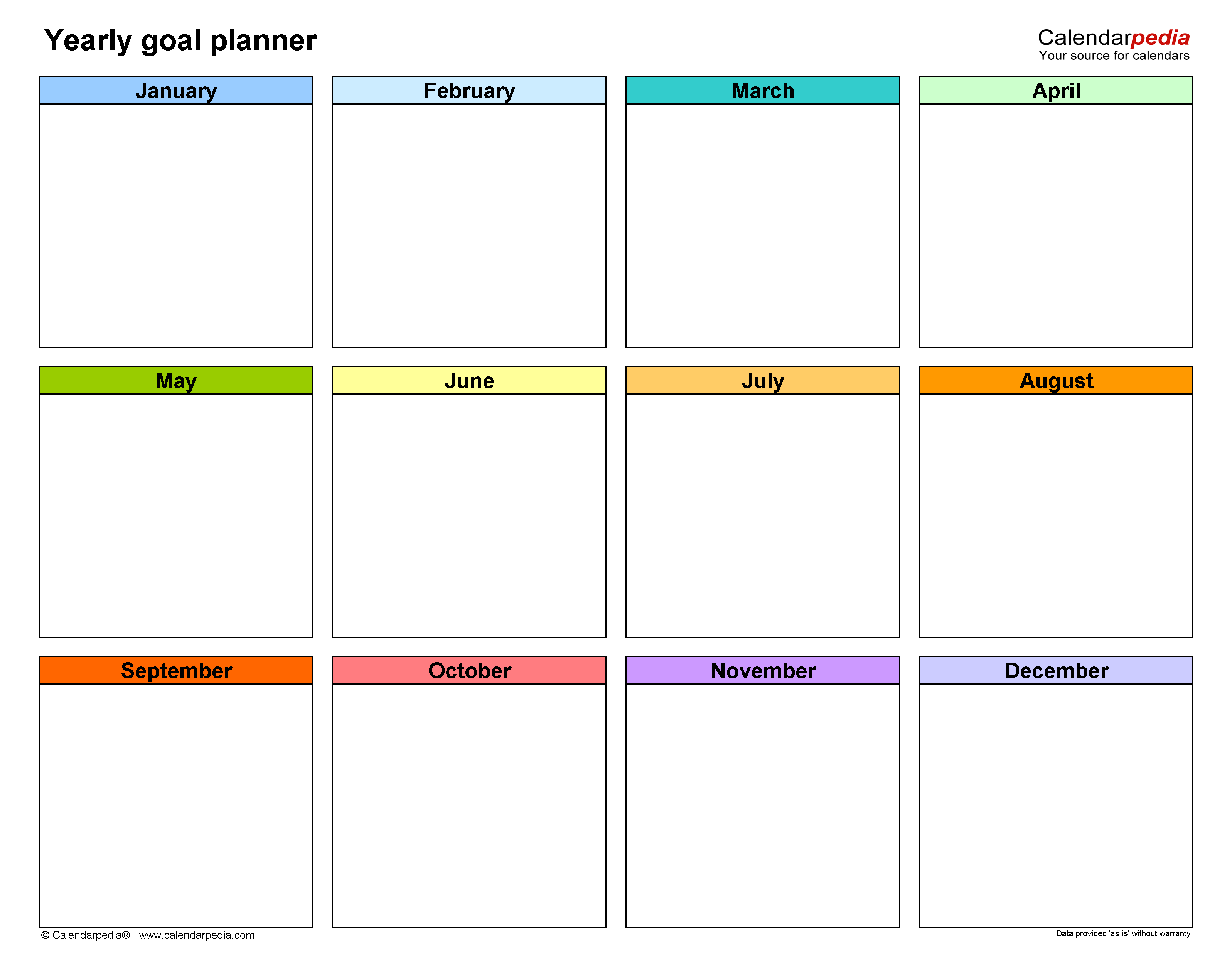 year planner download printable