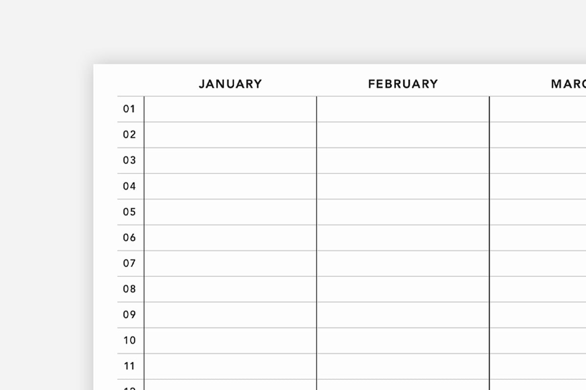 year planner download printable