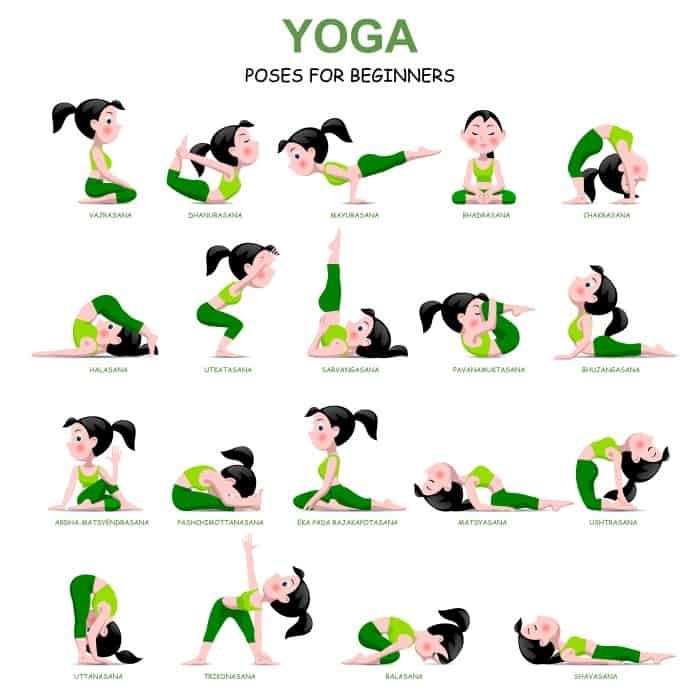 20 Easy Yoga Poses for Beginners with a Free Printable