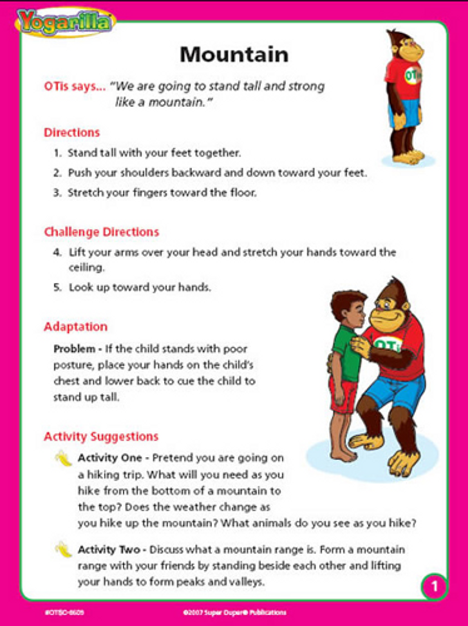 Yogarilla Exercises and Activities - Fun Stuff Educational ...