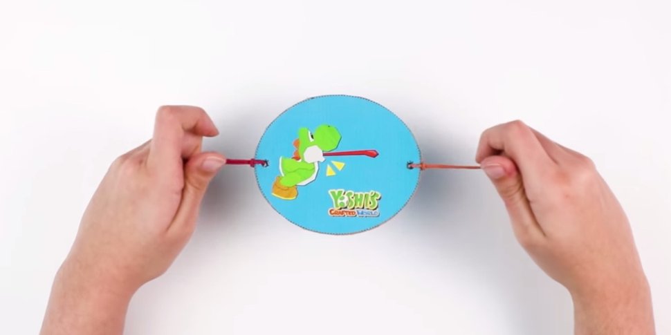 Printable Yoshi Thaumatrope Craft Activity - Play Nintendo.
