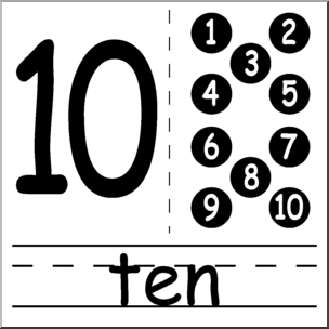 your number 10 clip art
