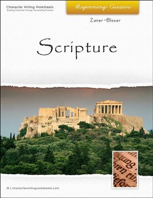 Scripture: Beginning Cursive, Zaner-Bloser Edition: Wendy Shaw ...