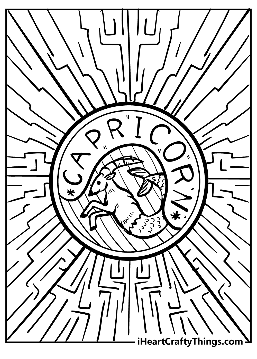 Zodiac Sign Coloring Pages (100% Free Printables)