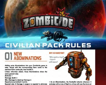 zombicide printable cards