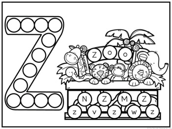 zoo printables for kindergarten