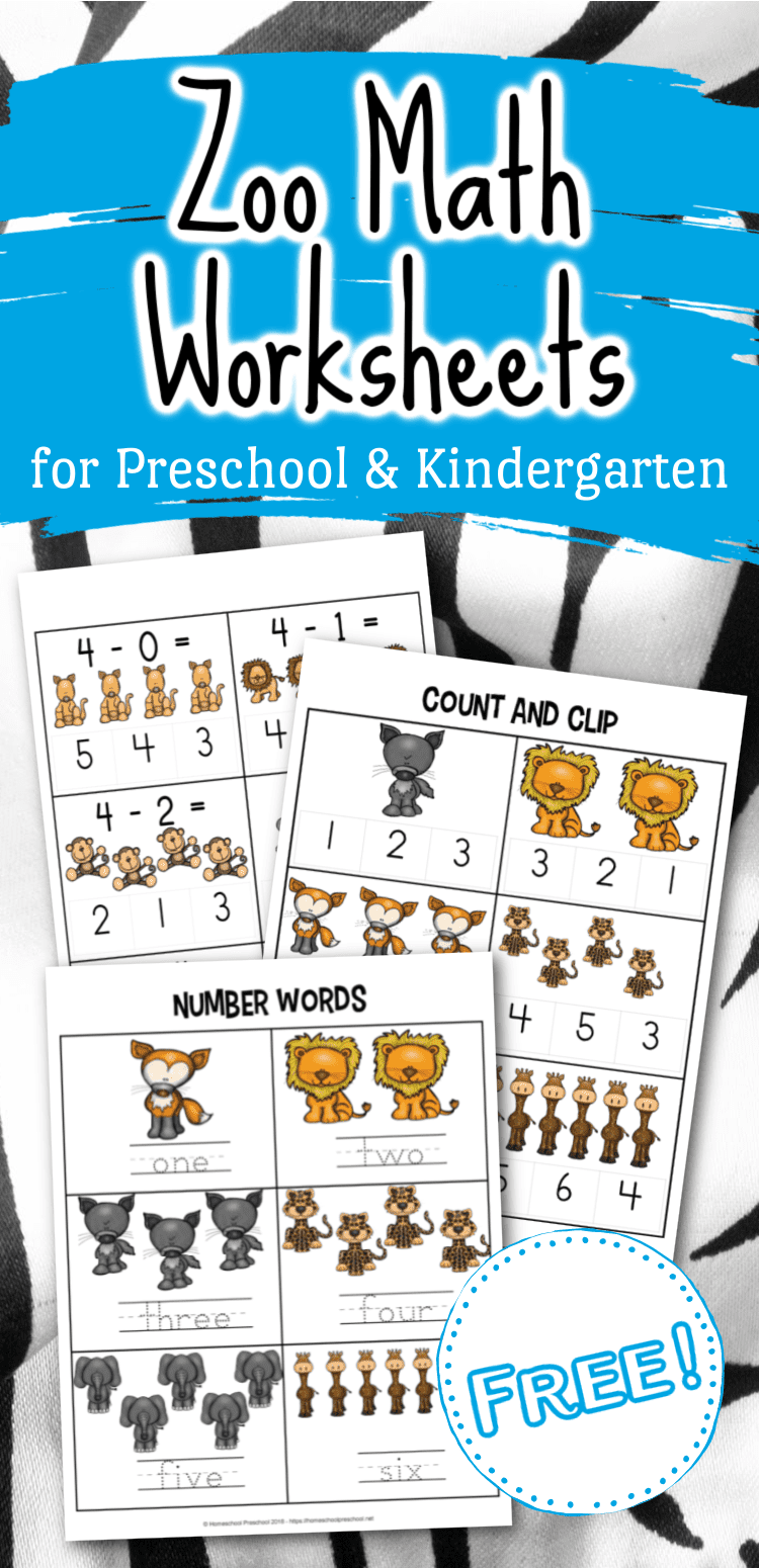 zoo worksheet for preschool