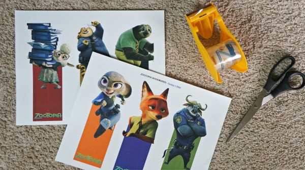 We Love These Free Disneys Zootopia Printable Bookmarks!