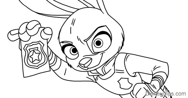 Disneys Zootopia Coloring Pages | Disneyclips.com